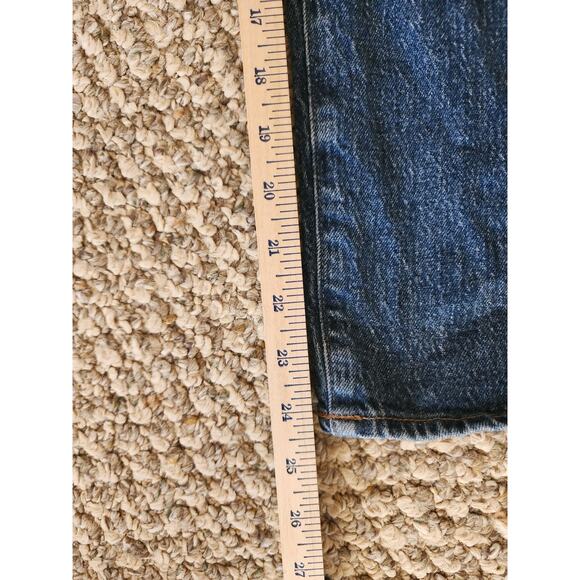 Madewell Size 32 Medium Wash Classic Straight Leg Jean 24 Inch Inseam - Picture 11 of 14